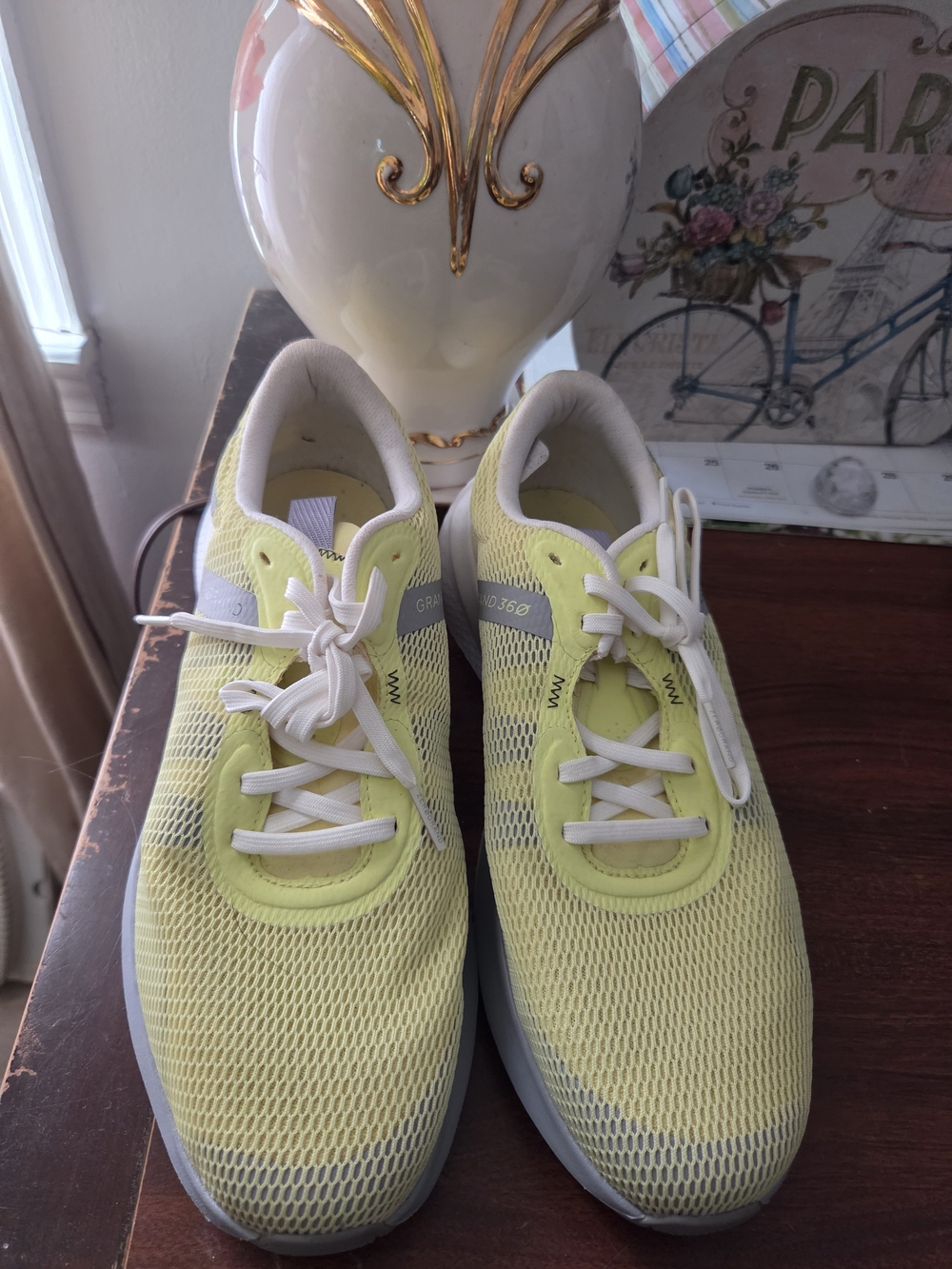 Cole Haan Pale Yellow Mesh Grand shoes - Picture 5 of 5
